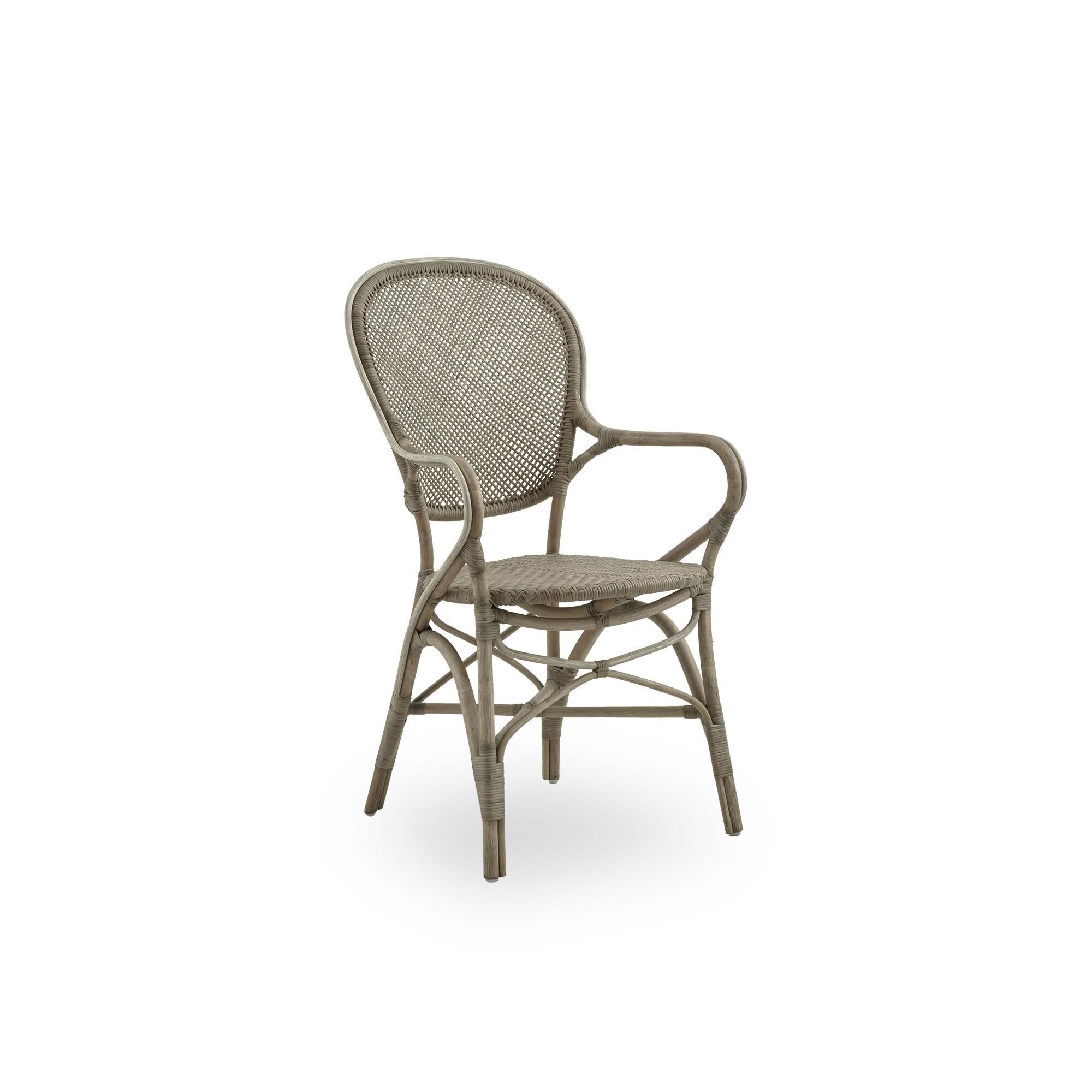 Rossini Spisestol med Armlener Taupe
