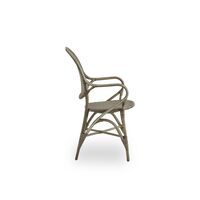 Rossini Dining Chair with Armrest Taupe