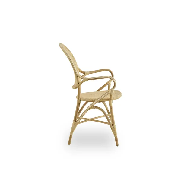 Rossini Dining Chair with Armrests Natural