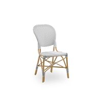 Isabell Outdoor Café-Stuhl Mandel