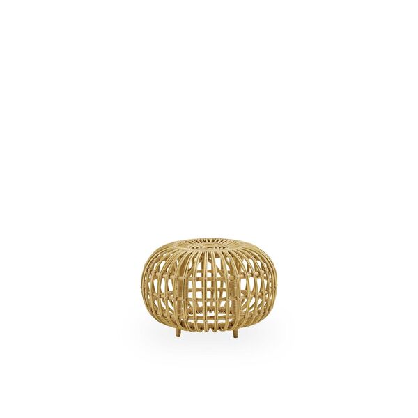 Ottoman voor Buiten, Klein , Aluminium/ Naturel