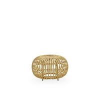 Utvendig Ottoman Stor Aluminium/natur