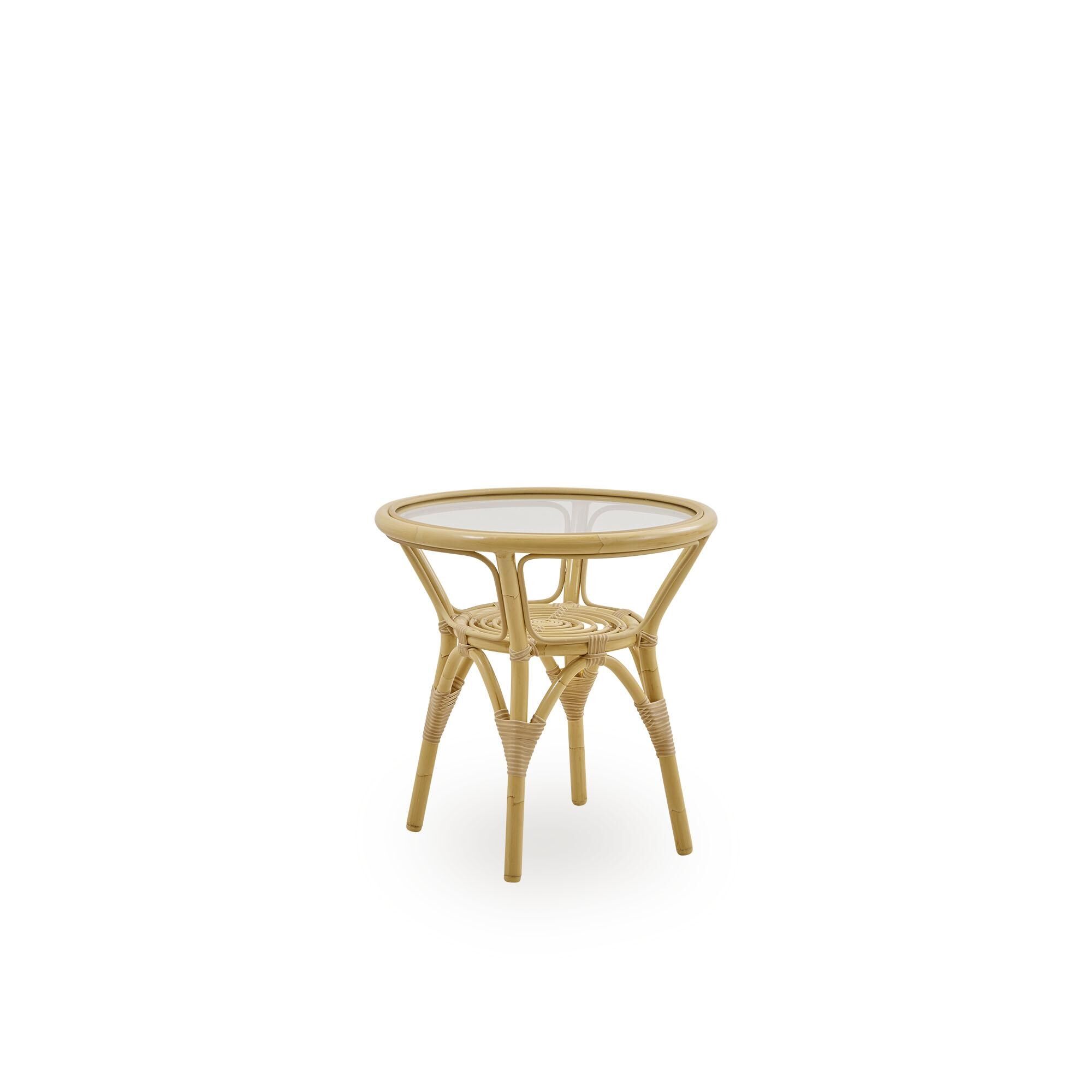 Tony Utvendig Sidebord Aluminium/ Natur