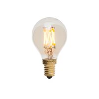 Pluto E14 LED-lamp 3W Getint Glas