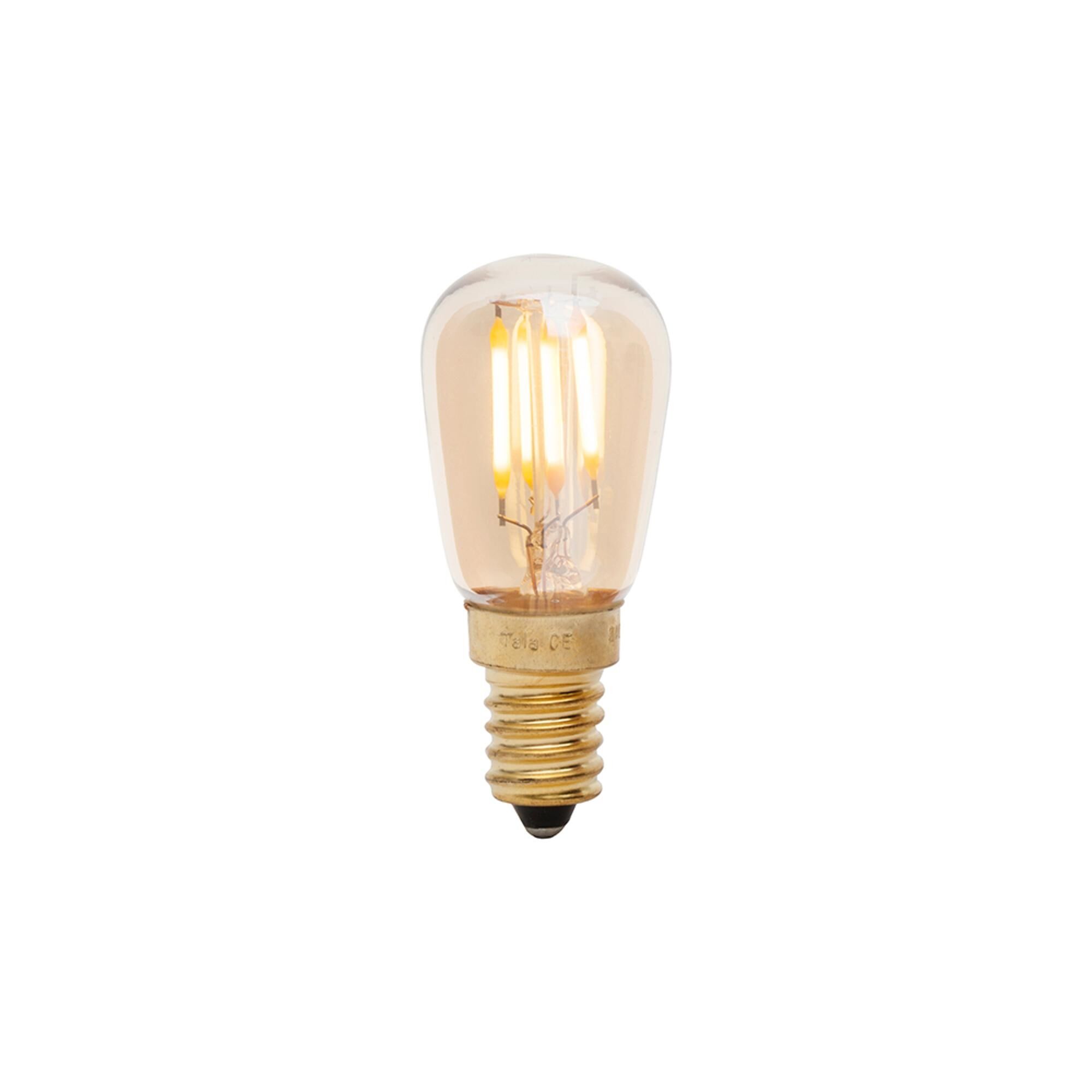 Pygmée E14 2W LED 2200K Verre Teinté - Dimmable