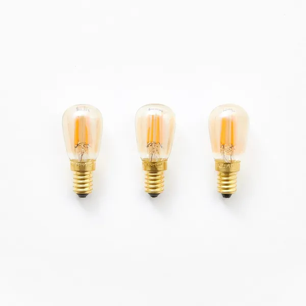Pygmée E14 2W LED 2200K Verre Teinté - Dimmable