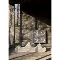 Verner Panton Spiegel Vegglampe/ Taklampe Børstet Aluminium