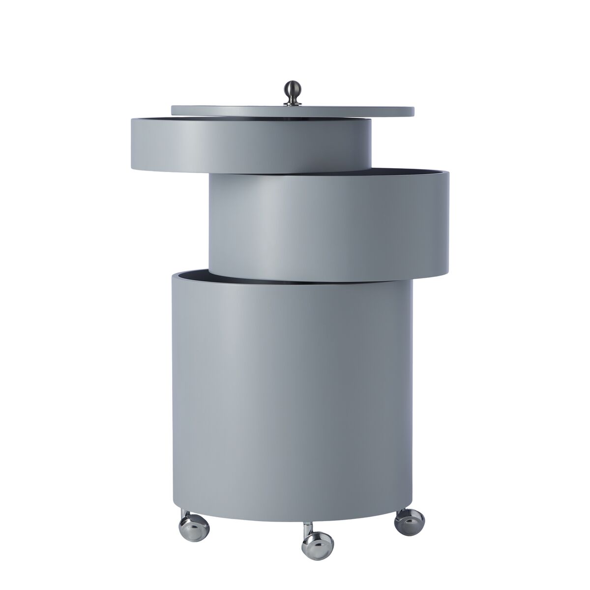 Barboy Rollwagen Lila Grau