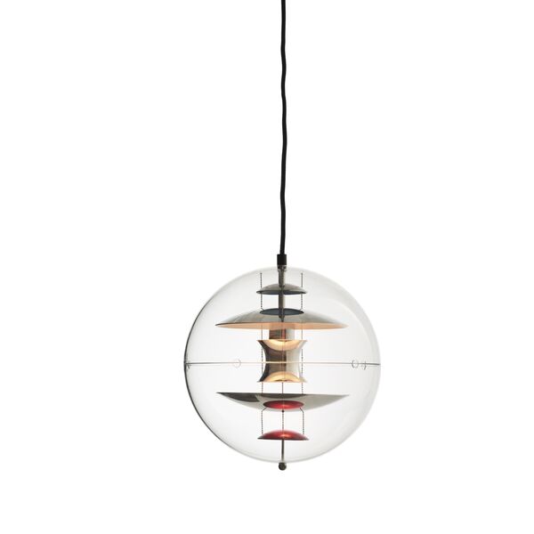 Lampa Wisząca Globe Ø28 Chrom/ Czerwony/ Niebieski