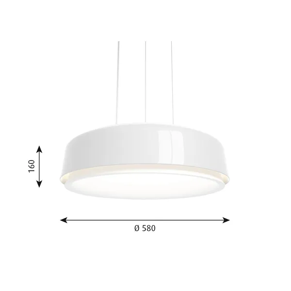 LP Grand Hanglamp Ø58 3000K & Dali Wit