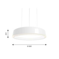 LP Grand Hanglamp Ø88 3000K & Dali Wit