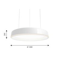 LP Grand Hanglamp Ø148 3000K & Dali Wit