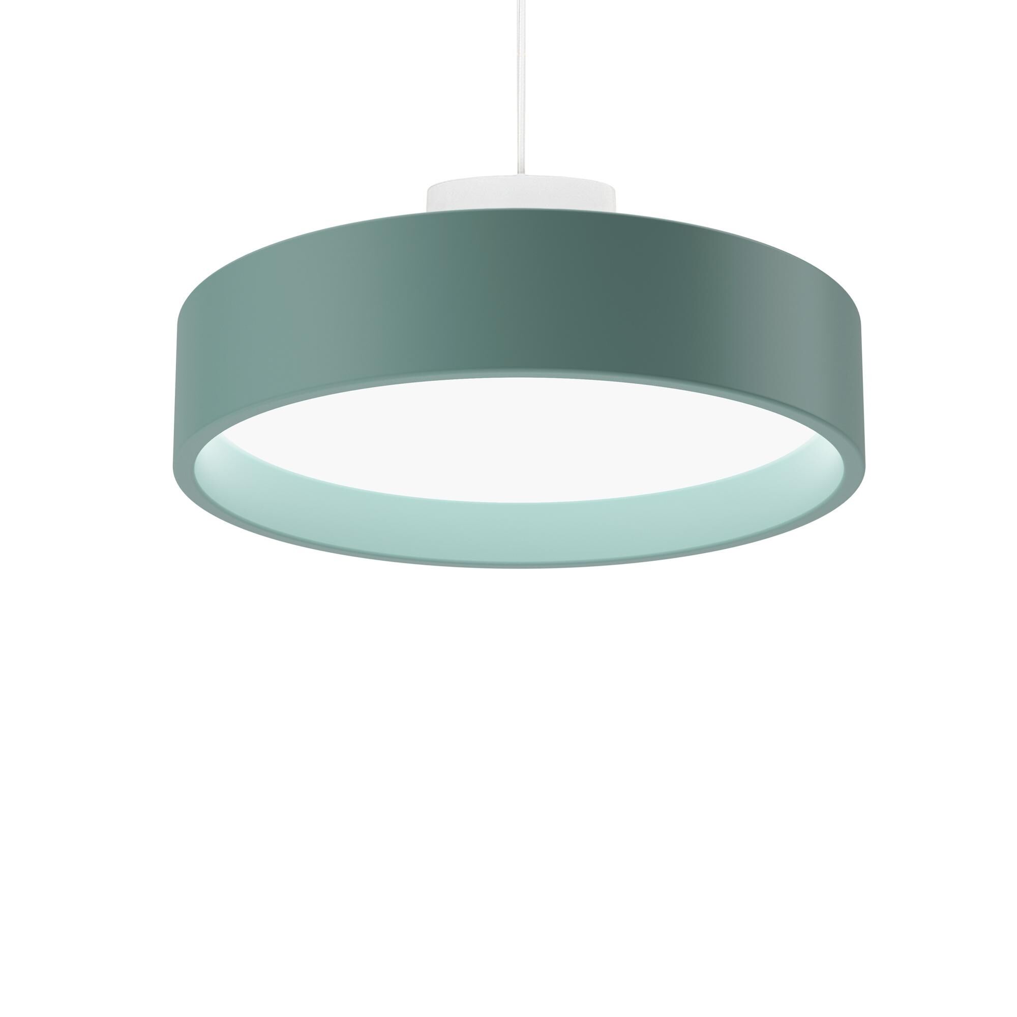 LP Circle Taklampe Opal Diffuser Ø45 3000K & Dali/ Switch- Dim Pale Petroleum