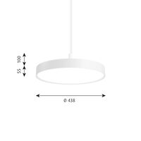 LP Slim Hanglamp Ø44 3000K & Dali Wit