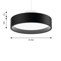 LP Circle Pendel Opal Diffuser Ø45 3000K & Dali/Switch-Dim Sort