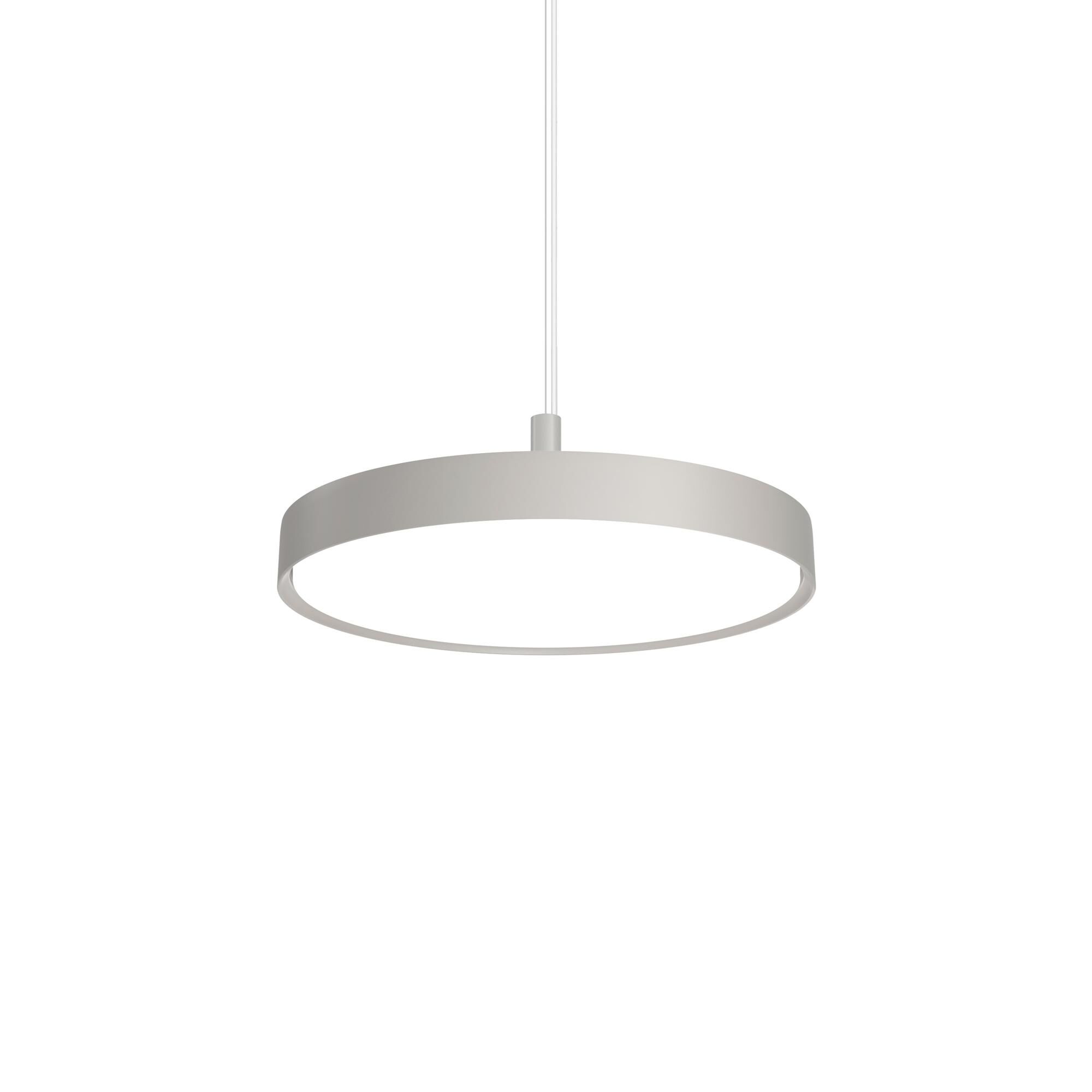 LP Slim Taklampe É44 3000K og Dali Mørk Rå Aluminium
