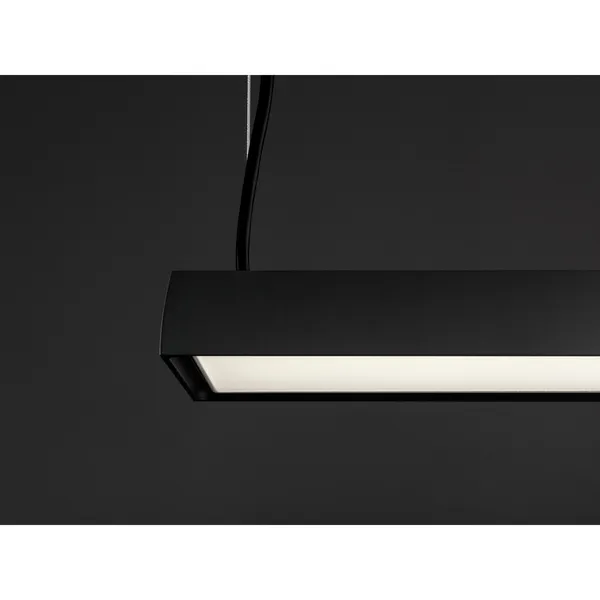 LP Slim Lampadario Single 3000K e Dali Dark Raw Alluminio