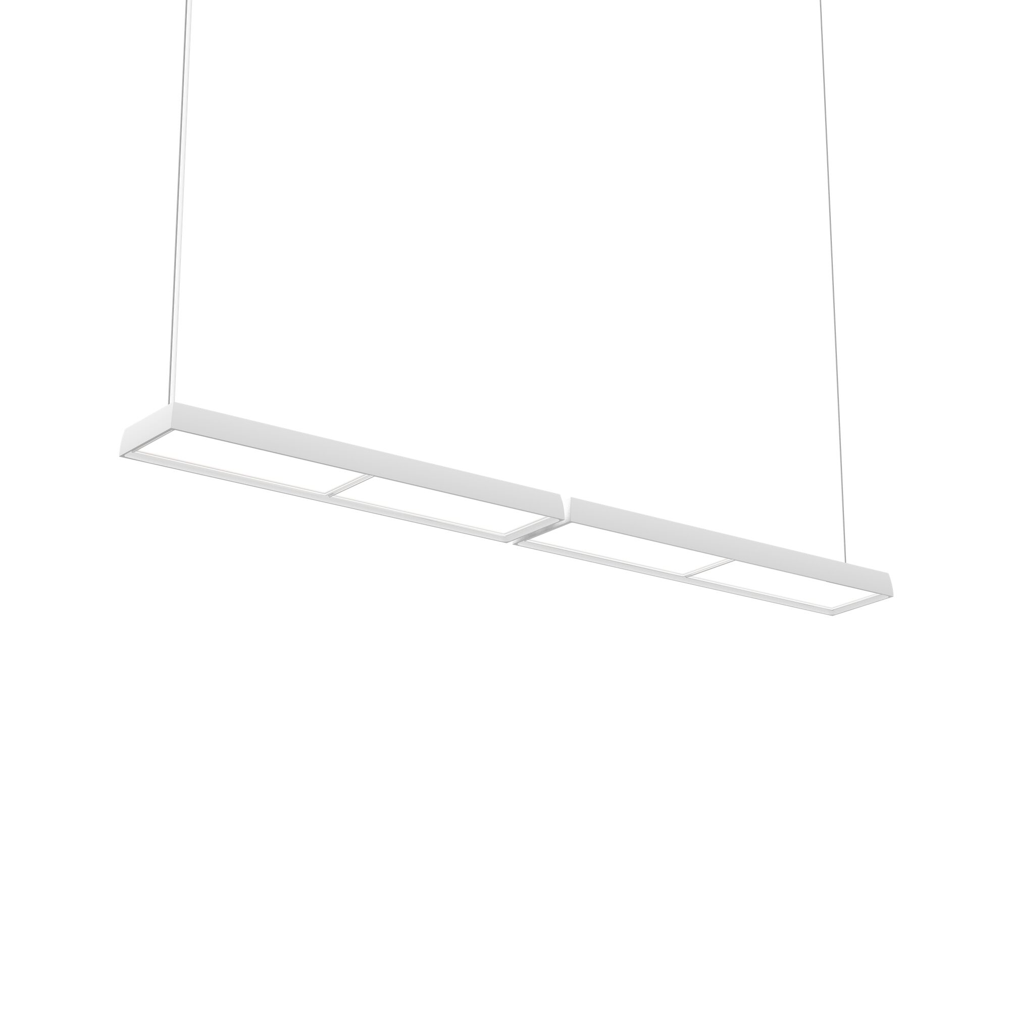 LP Slim Taklampe Dobbel 3000K og Dali Hvit