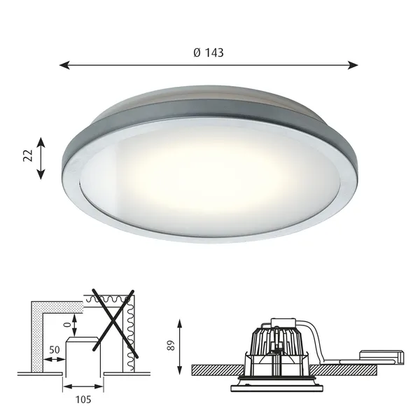 AJ Munkegaard LED Upgrade Kit 3000K V3 & Dali Chrom