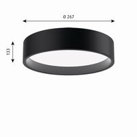 LP Circle Loftlampe Opal Diffuser Ø26 3000K & Dali/Switch-Dim Sort