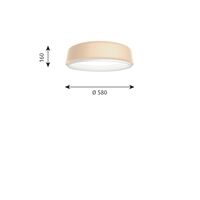 LP Grand Ceiling Light Ø58 3000K & Dali Champagne