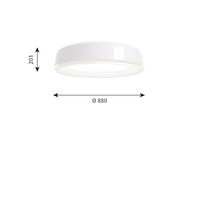 LP Grand Plafondlamp Ø88 3000K & Dali Wit