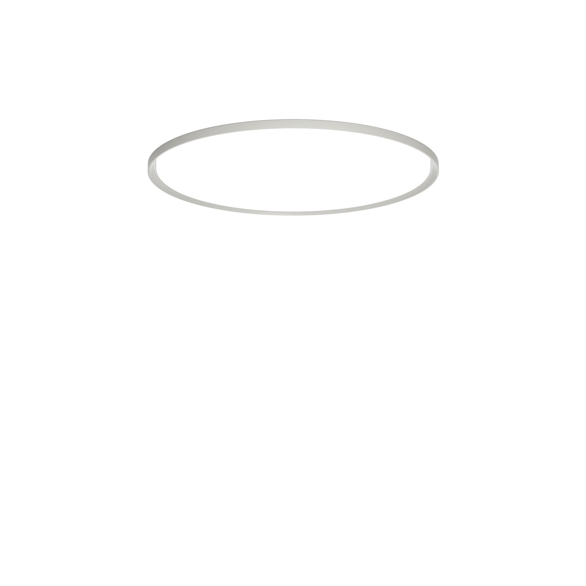 LP Slim Taklampe Innfelt É44 3000K og Dali Mørk Rå Aluminium