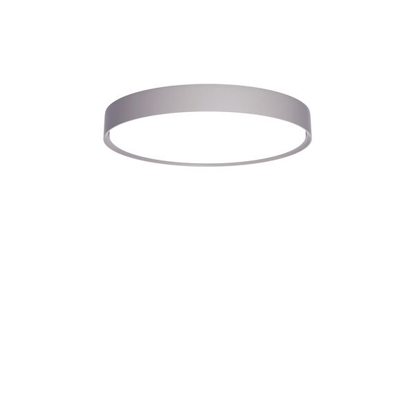 Plafoniera Rotonda Sottile LP Ø44 3000K e Dali Alluminio Scuro