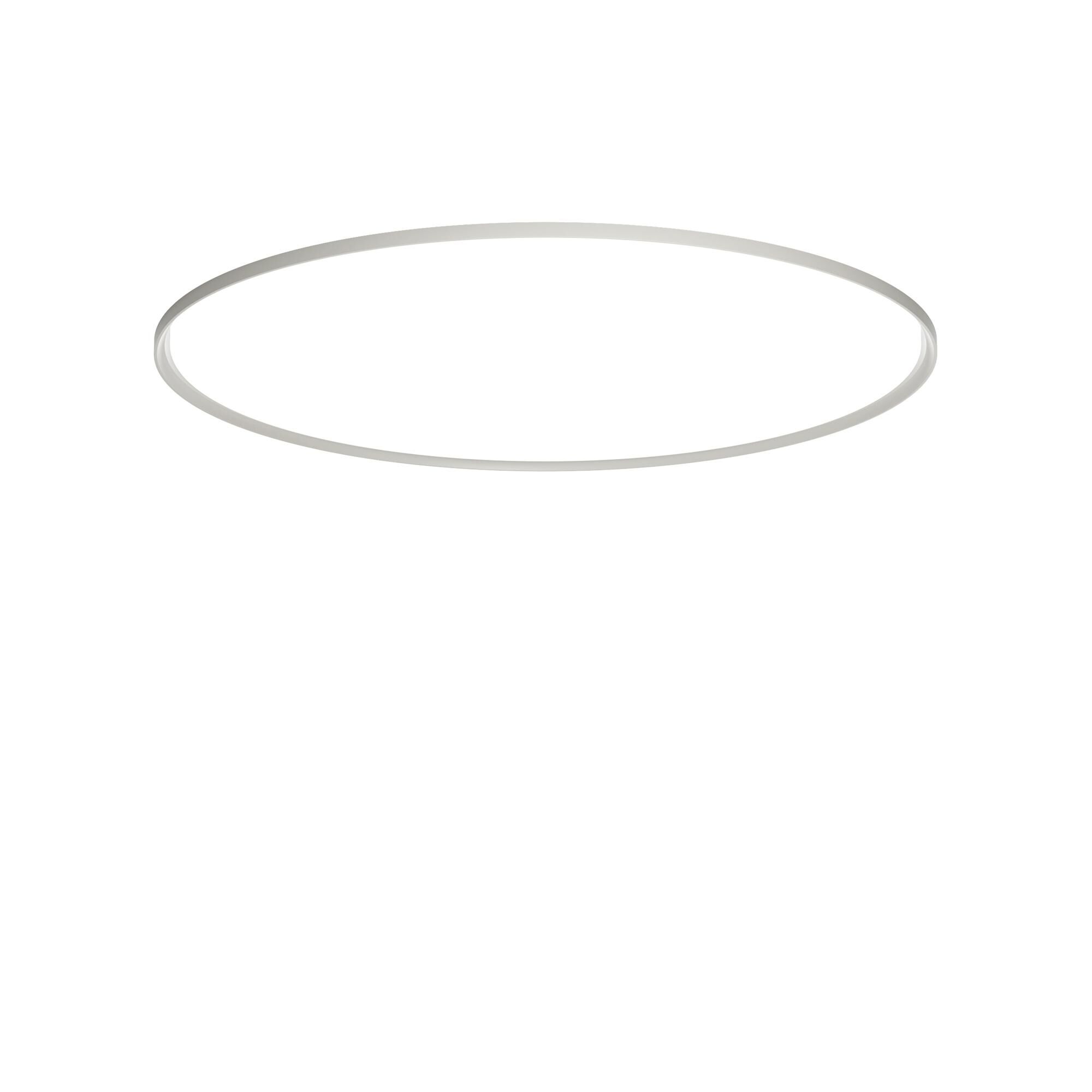LP Slim Taklampe Innfelt É68 3000K og Dali Mørk Rå Aluminium