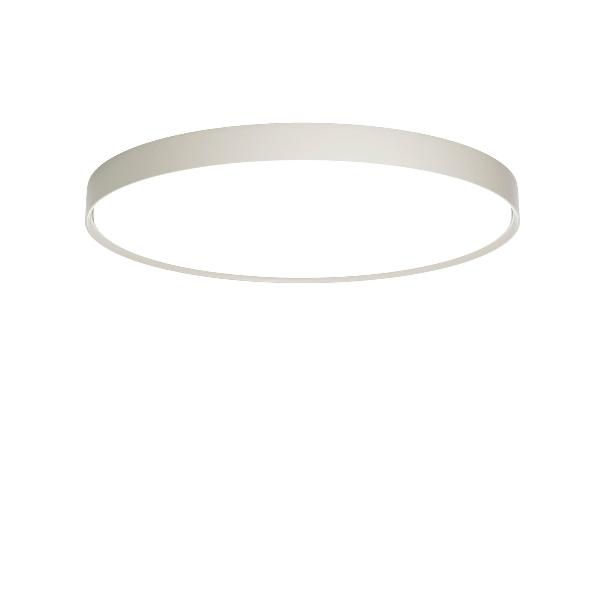 LP Slim Taklampe Delvis Innfelt É68 3000K og Dali Mørk Rå Aluminium