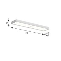 LP Slim Ceiling Light Opal Diffuser 3000K & Dali White