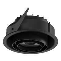LP70 Halbeinbau- Deckenleuchte Ø10.5 2700K & Dali Schwarz