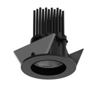 LP 45 Plafondlamp Draaibaar Ø9 2700K & Aan/Uit Zwart
