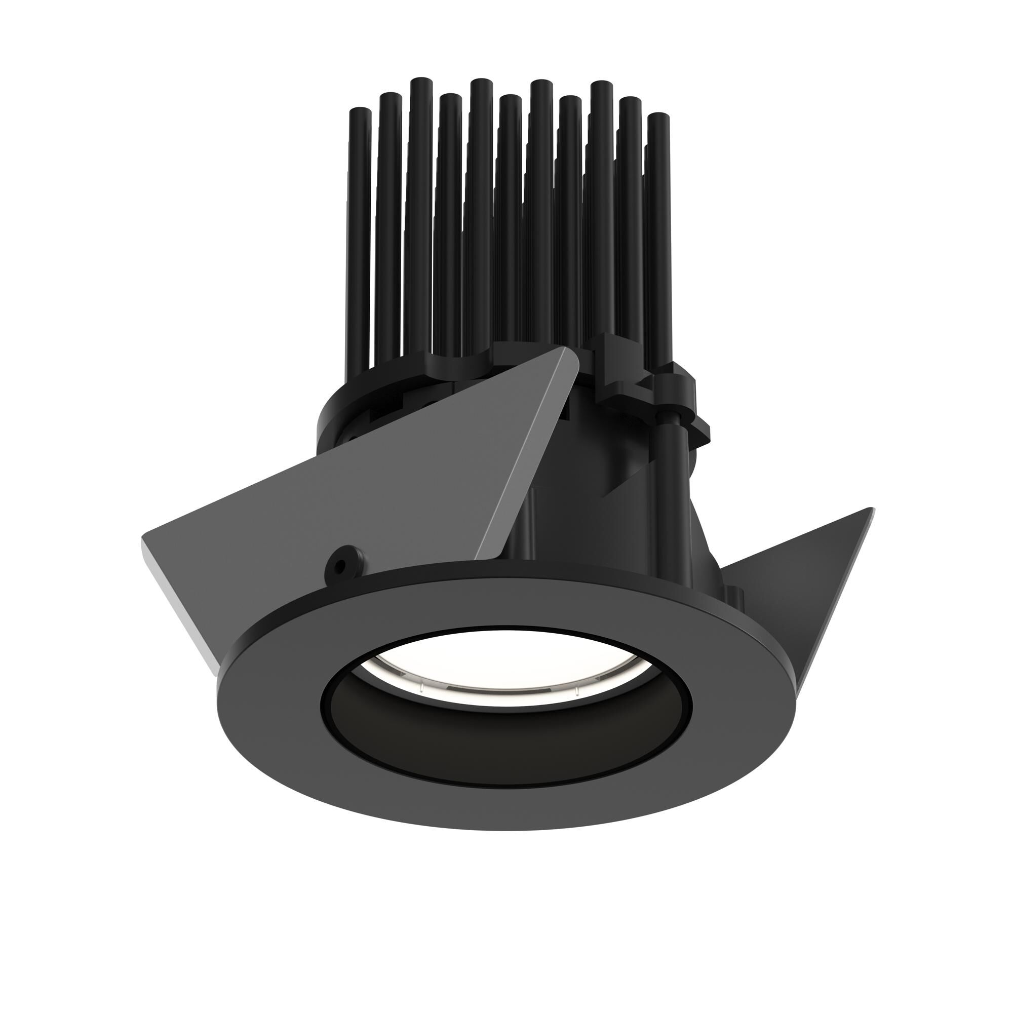 LP 45 Innfelt Taklampe É9 3000K og Dali Sort