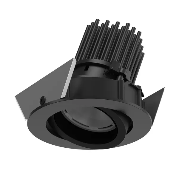 LP 45 Recessed Ceiling Light Rotatable Ø7.5 3000K & On/Off Black