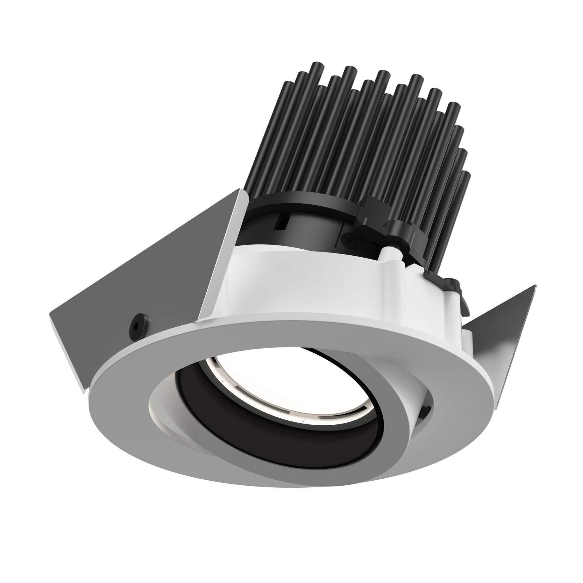 LP 45 Innfelt Taklampe Roterbar É7,5 3000K og Av/På Hvit