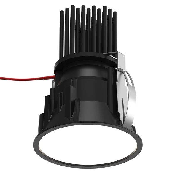 LP70 Recessed Ceiling Light Ø8 6.5W 3000K & On/Off Black
