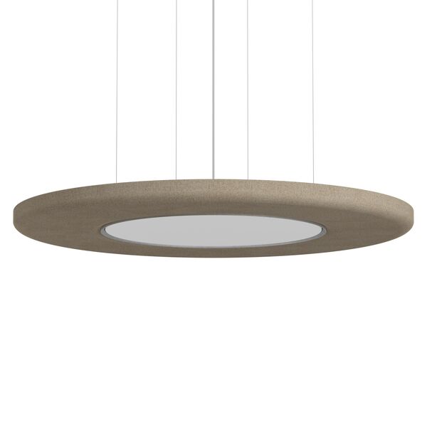 LP Slim Lampadario L120 2700K Alluminio Grezzo Scuro