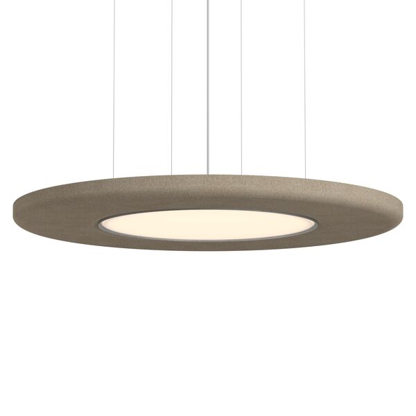 LP Slim Lampadario L120 3000K Alluminio Grezzo Scuro