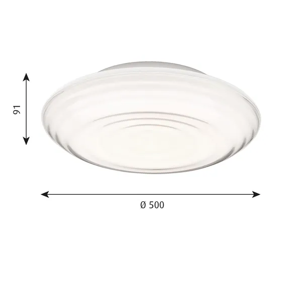 Ripls Wall/ Ceiling Light Ø50 3000K & Dali Opal