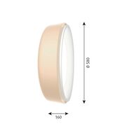 Applique LP Grand Ø58 3000K e Dali Champagne