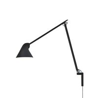 NJP Vegglampe Lang Arm 3000K Sort