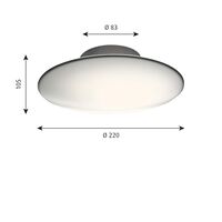 AJ Eklipta Ceiling Light Ø22 2700K White