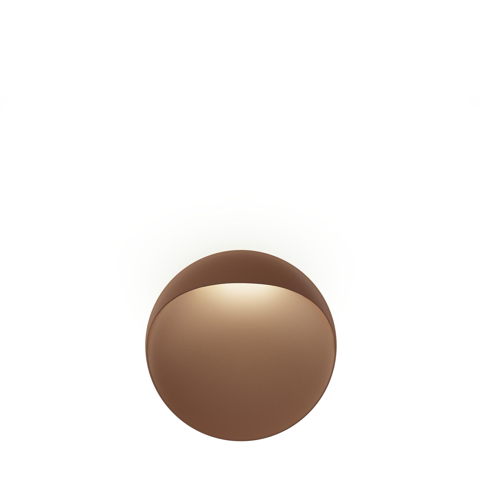 Flindt V&auml;gg-/ Taklampa &Oslash;20 3000K & Fasdimmer Corten