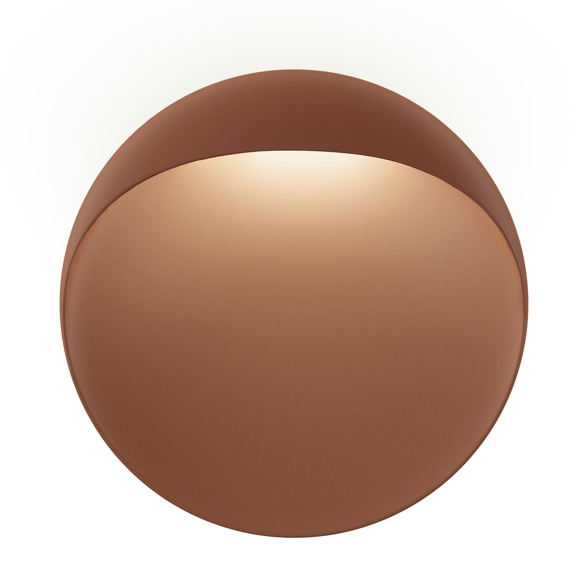 Flindt V&auml;gg-/ Taklampa &Oslash;40 3000K & Dali Corten