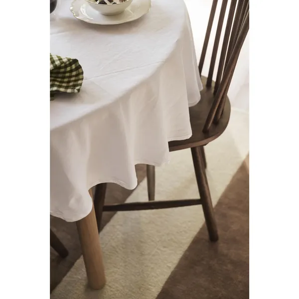 Sienna Tablecloth 180x300 White