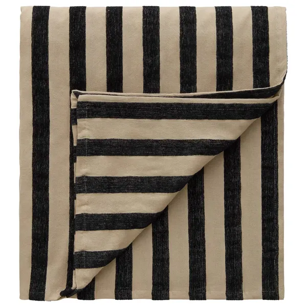 Florence Tablecloth 140x240 Black/Natural