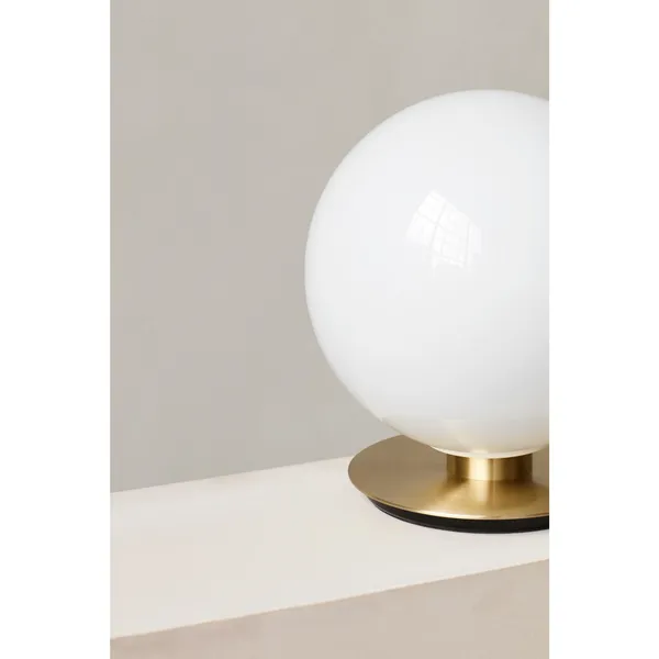 TR Ceiling & Wall Lamp Brushed Brass with Matt Opal Bulb