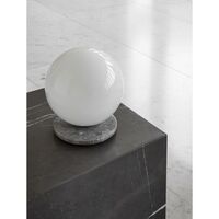 TR Ceiling & Wall Lamp Brushed Brass with Matt Opal Bulb