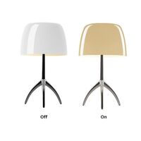 Lumiere Table Lamp Grande Warm White Aluminum with Dimmer